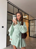 «Minty fresh and ready for anything. 🌿✨»Dresses