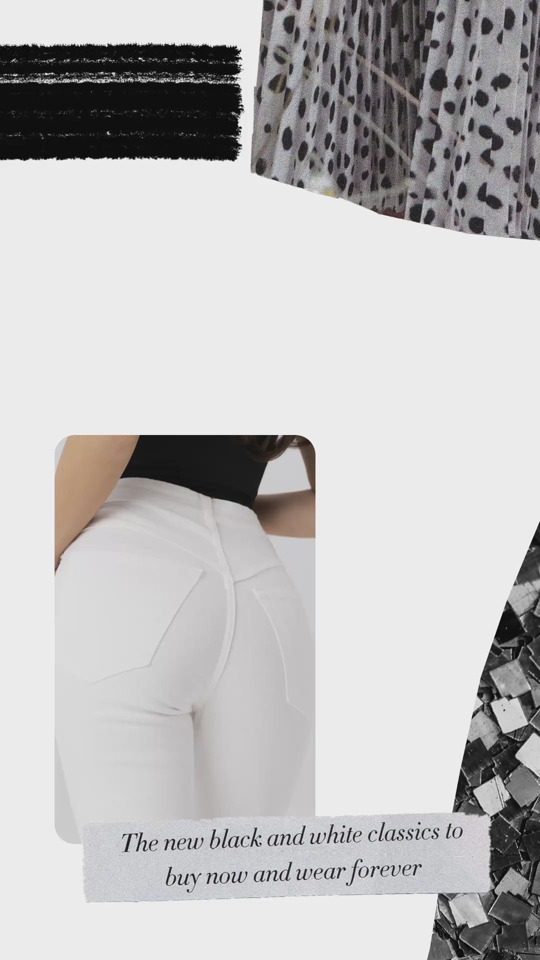 ⚡️Fresh whites for the new season. ☁️ The Aria Flare Jean: where structure meets stretch for the ultimate flattering fit⚡️. Sizes:36/38/40